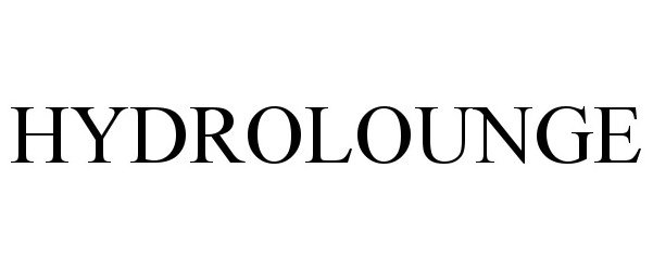 Trademark Logo HYDROLOUNGE