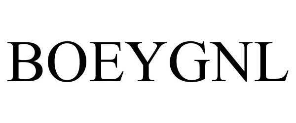 Trademark Logo BOEYGNL