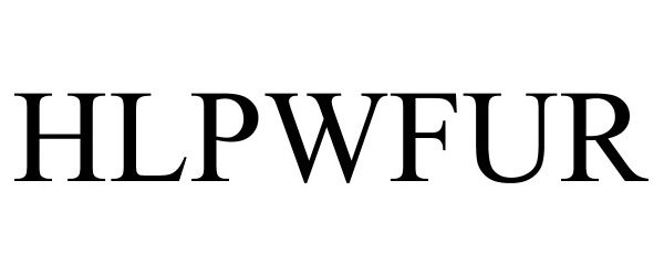 Trademark Logo HLPWFUR