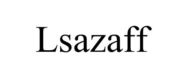 Trademark Logo LSAZAFF