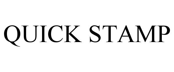 Trademark Logo QUICK STAMP