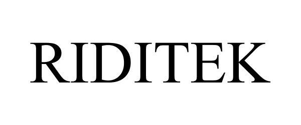 Trademark Logo RIDITEK