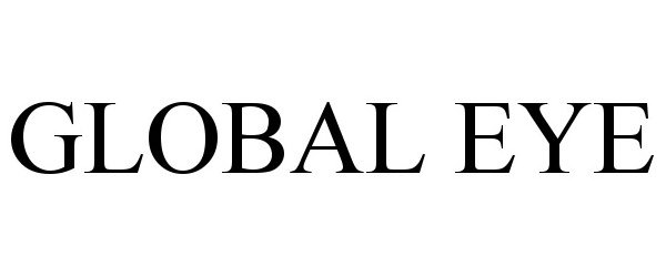 Trademark Logo GLOBAL EYE