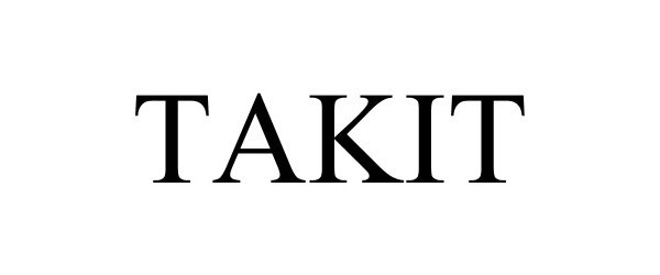 Trademark Logo TAKIT