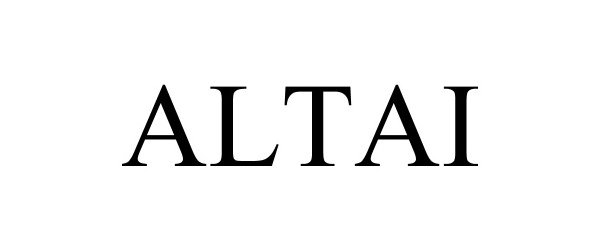 Trademark Logo ALTAI