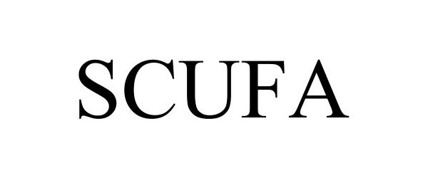 Trademark Logo SCUFA