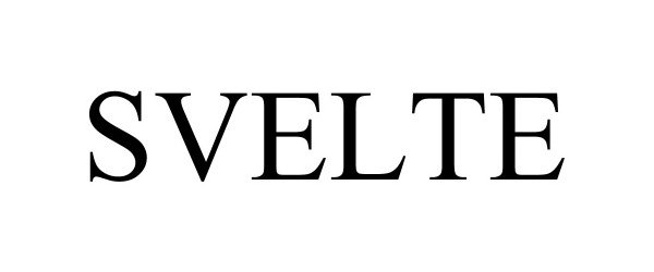 Trademark Logo SVELTE