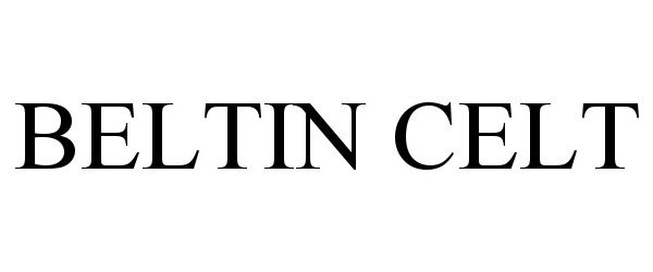 Trademark Logo BELTIN CELT