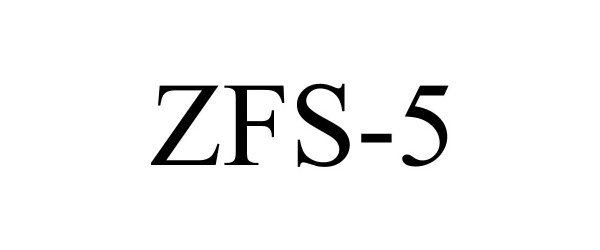 Trademark Logo ZFS-5