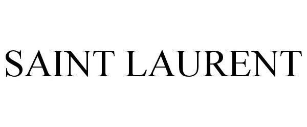 Trademark Logo SAINT LAURENT