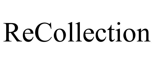 Trademark Logo RECOLLECTION