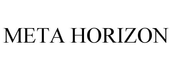 Trademark Logo META HORIZON