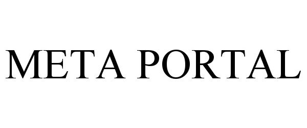 Trademark Logo META PORTAL