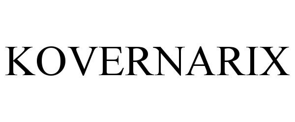 Trademark Logo KOVERNARIX