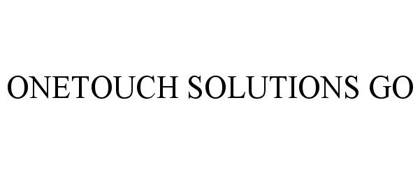  ONETOUCH SOLUTIONS GO