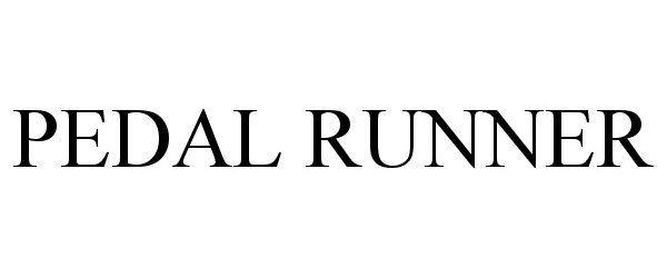 Trademark Logo PEDAL RUNNER