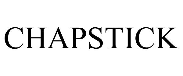 Trademark Logo CHAPSTICK
