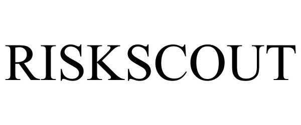 Trademark Logo RISKSCOUT