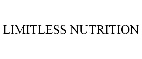  LIMITLESS NUTRITION