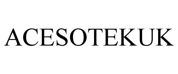 Trademark Logo ACESOTEKUK