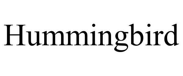 Trademark Logo HUMMINGBIRD