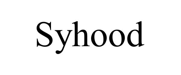 Trademark Logo SYHOOD