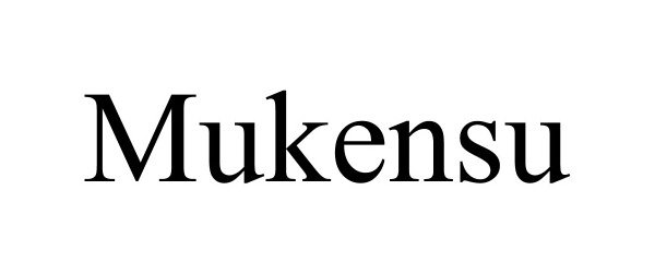 Trademark Logo MUKENSU