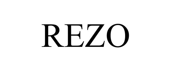 Trademark Logo REZO