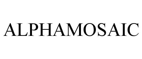 Trademark Logo ALPHAMOSAIC