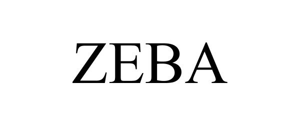 Trademark Logo ZEBA