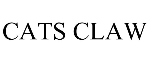 Trademark Logo CATS CLAW