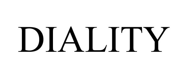 Trademark Logo DIALITY