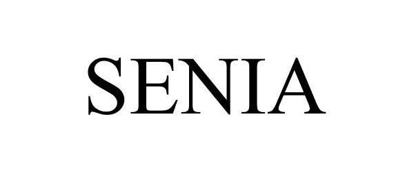 Trademark Logo SENIA