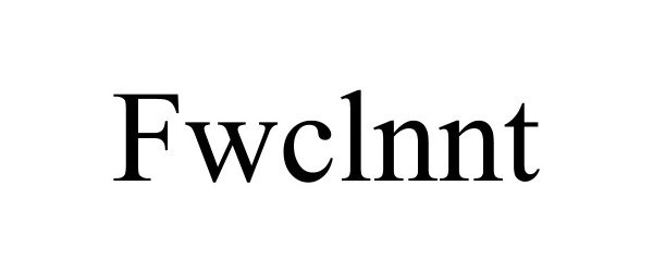 Trademark Logo FWCLNNT