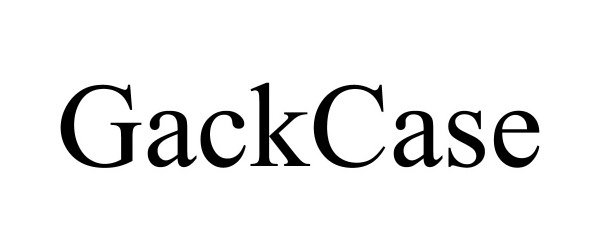 Trademark Logo GACKCASE