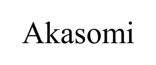 Trademark Logo AKASOMI