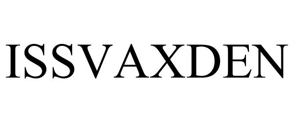 Trademark Logo ISSVAXDEN