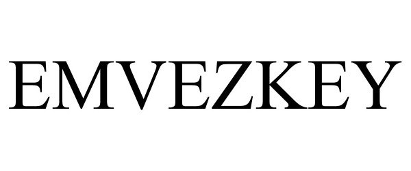 Trademark Logo EMVEZKEY