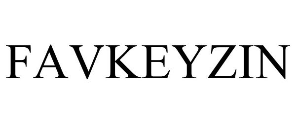 Trademark Logo FAVKEYZIN