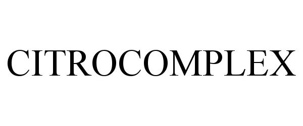 Trademark Logo CITROCOMPLEX