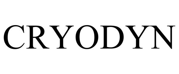 Trademark Logo CRYODYN