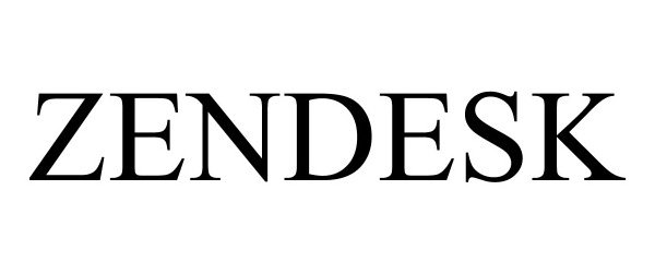 Trademark Logo ZENDESK