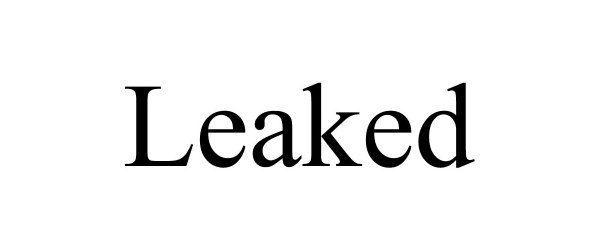 Trademark Logo LEAKED