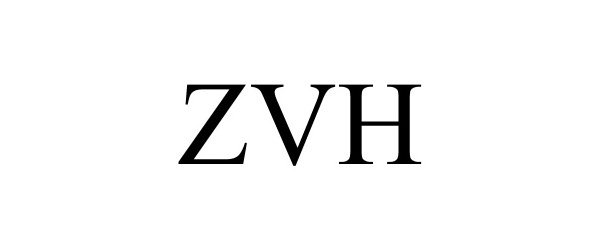 Trademark Logo ZVH