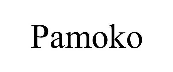 Trademark Logo PAMOKO