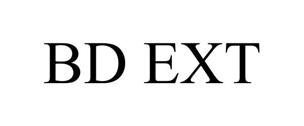 Trademark Logo BD EXT