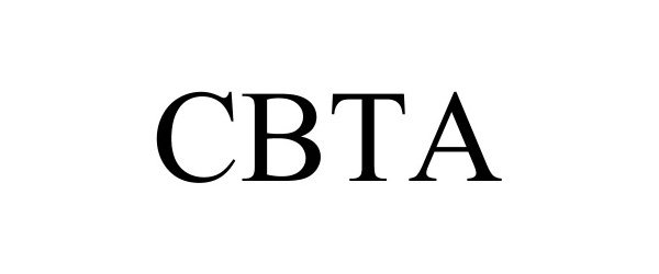 Trademark Logo CBTA