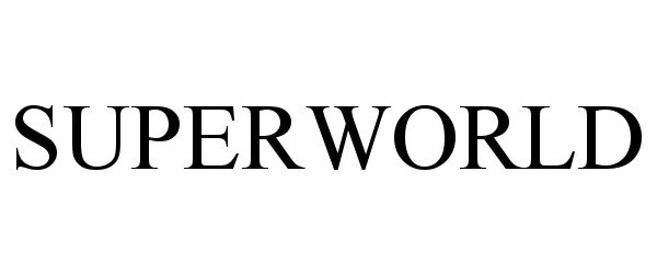 Trademark Logo SUPERWORLD