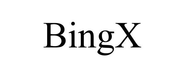 Trademark Logo BINGX