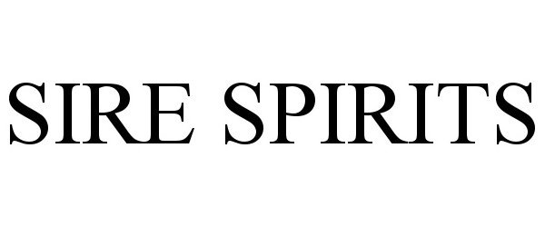 Trademark Logo SIRE SPIRITS